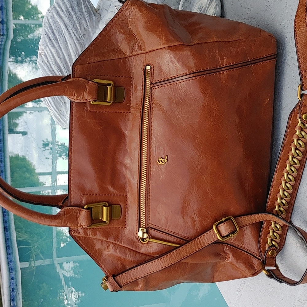 Elliott Lucca Faro leather Satchel crossbody